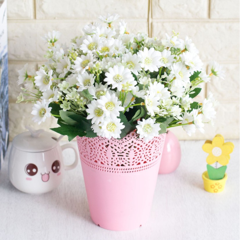 cây hoa giả để phòng khách