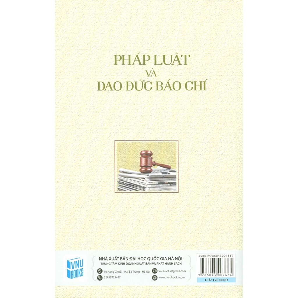 Sách - Pháp Luật Và Đạo Đức Báo Chí | WebRaoVat - webraovat.net.vn