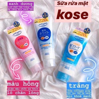 Sữa rửa mặt Kose Softymo 220g Nhật Bản
