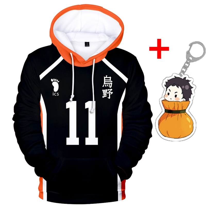 Áo Hoodie Tay Dài In Họa Tiết Anime Haikyu Phong Cách Nhật Bản | BigBuy360 - bigbuy360.vn