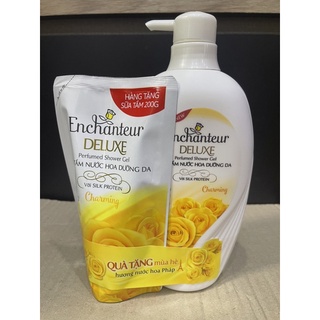 sữa tắm Enchanteur Deluxe hương nước hoa 650g tặng kèm