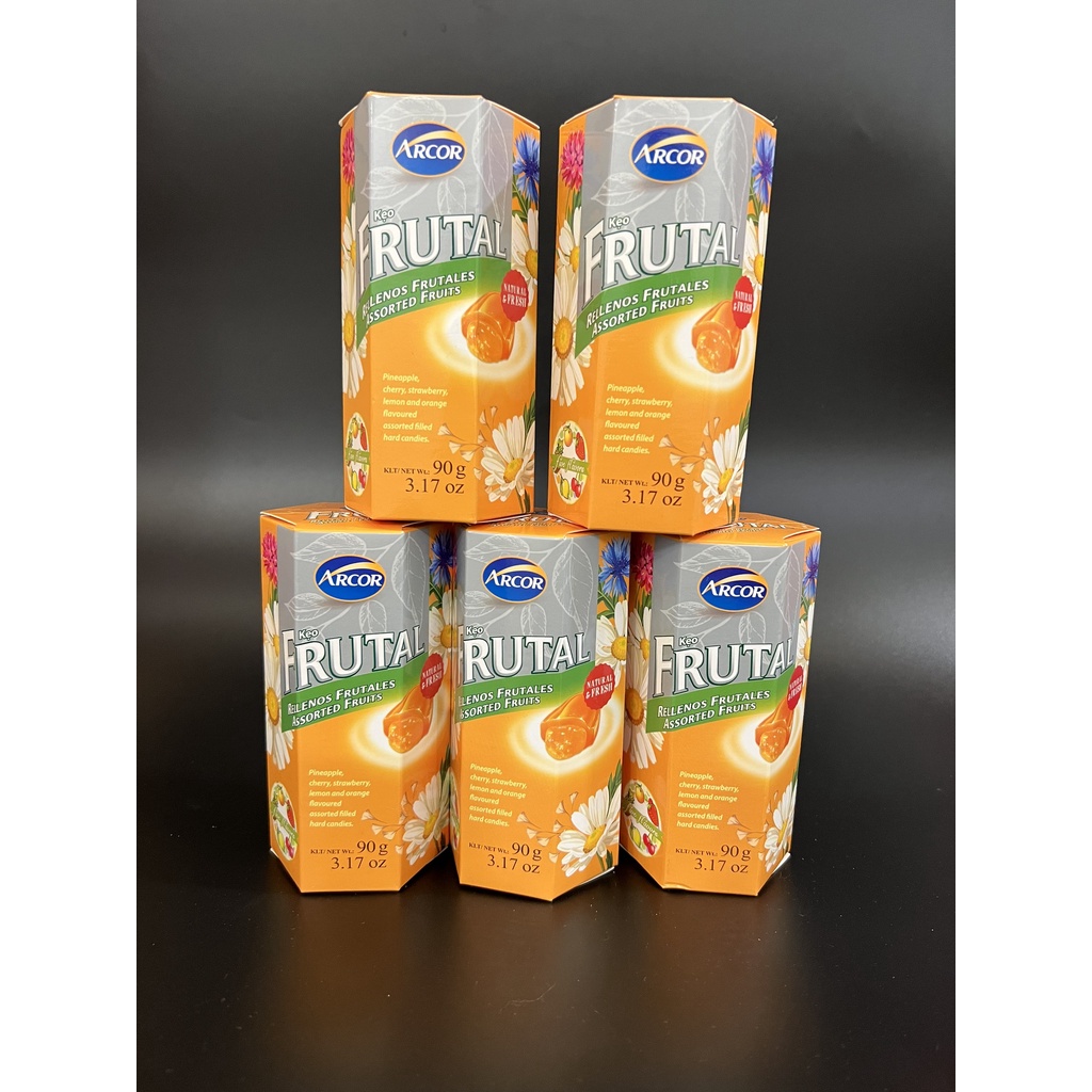 KẸO HOA QUẢ FRUTAL , 90G MEXICO