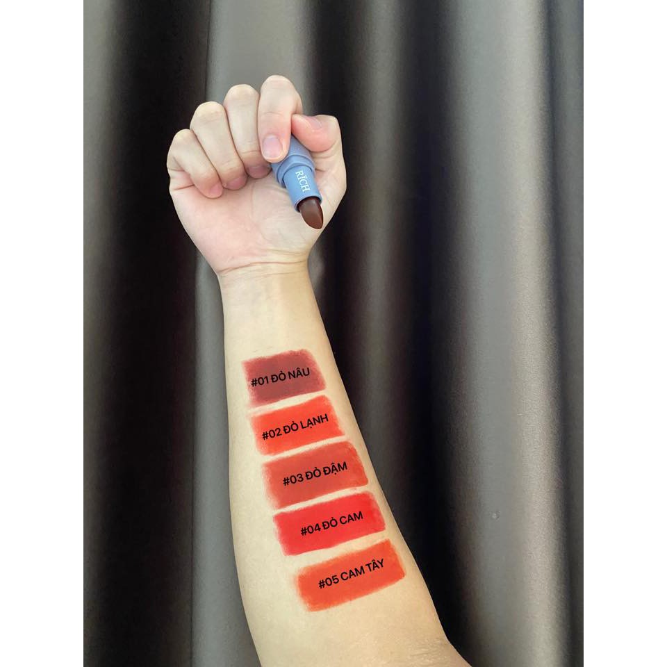 Son Sáp lì Rich Matte Lipstick màu Đỏ nâu siu Hot | BigBuy360 - bigbuy360.vn