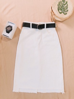 Váy Dài Siêu Xinh Rách Gấu Phong Cách Hàn Quốc