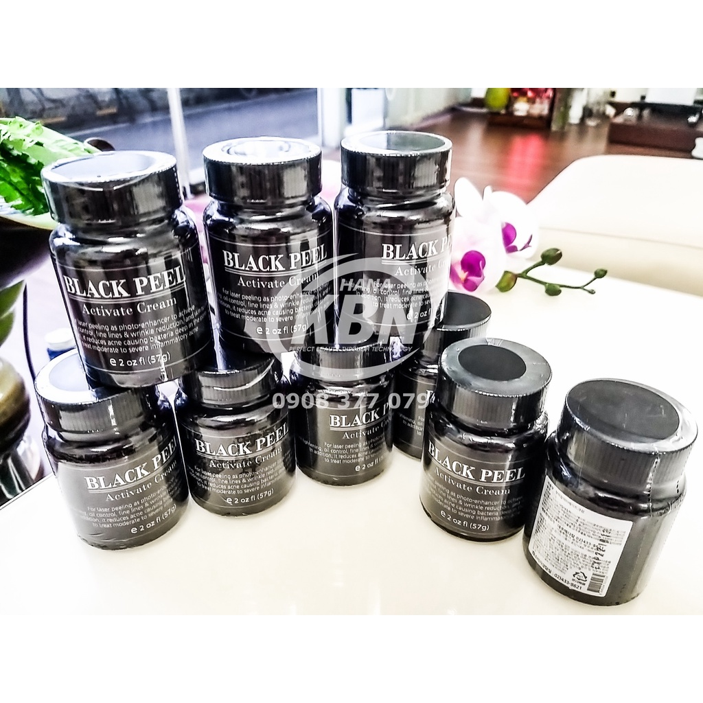 Than Hoạt Tính Cacbon - Than Laser Carbon Black Peel Hàn Quốc 57g - Trẻ Hóa, Mờ Nám, Tàn Nhan, Sáng Da