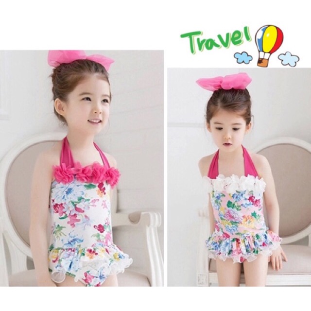 Đồ bơi bé gái dễ thương TE01