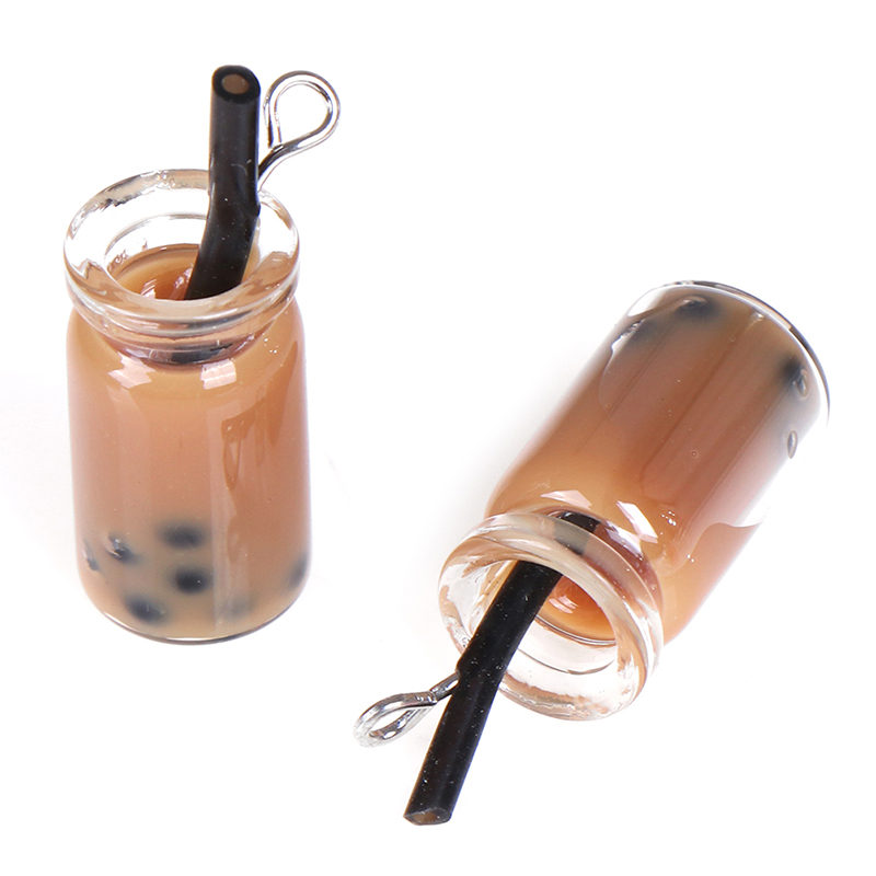 Set 2 Ly Trà Sữa Mini Tỉ Lệ 1: 12 Trang Trí Nhà Búp Bê