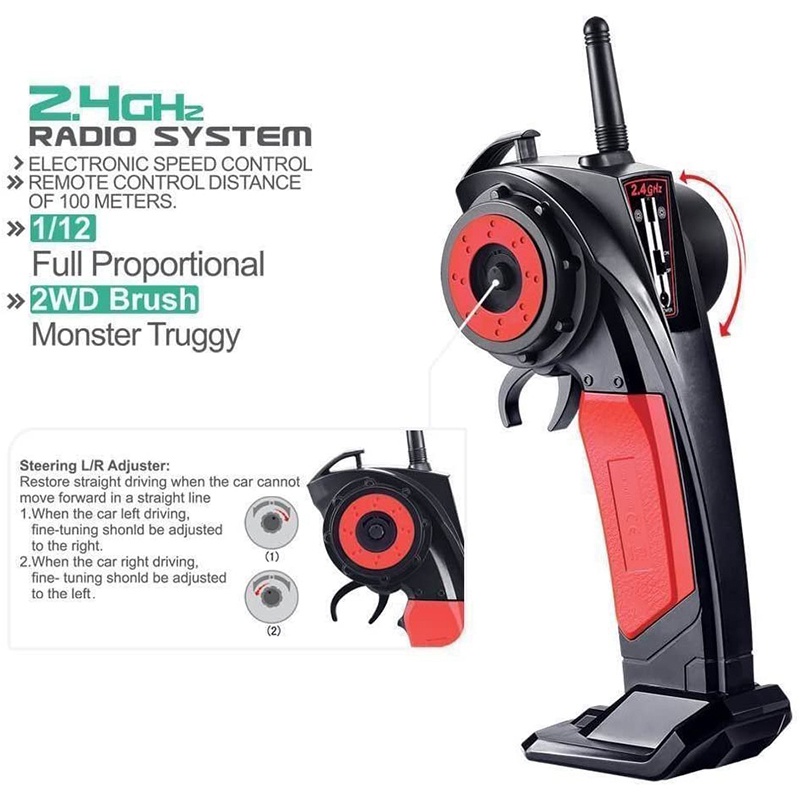Bộ Điều Khiển Truyền Tín Hiệu ZJ08 2.4G 15-ZJ08 Cho GPTOYS S911 S912 S913 RC