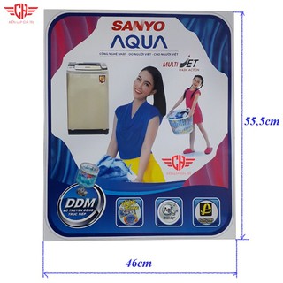 Mua Tem máy giặt sanyo aqua mẫu 2