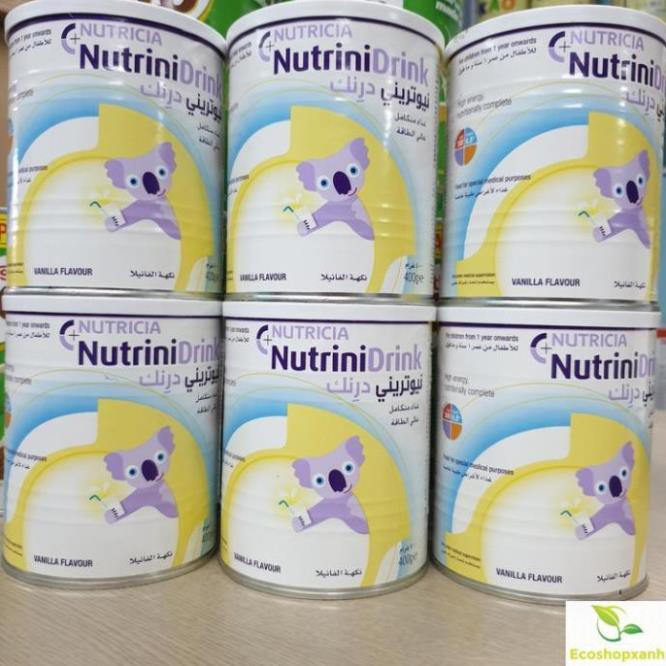 Combo 6 Lon Sữa bột NutriniDrink nhập khẩu nguyên lon từ Đức 400g DATE 2021