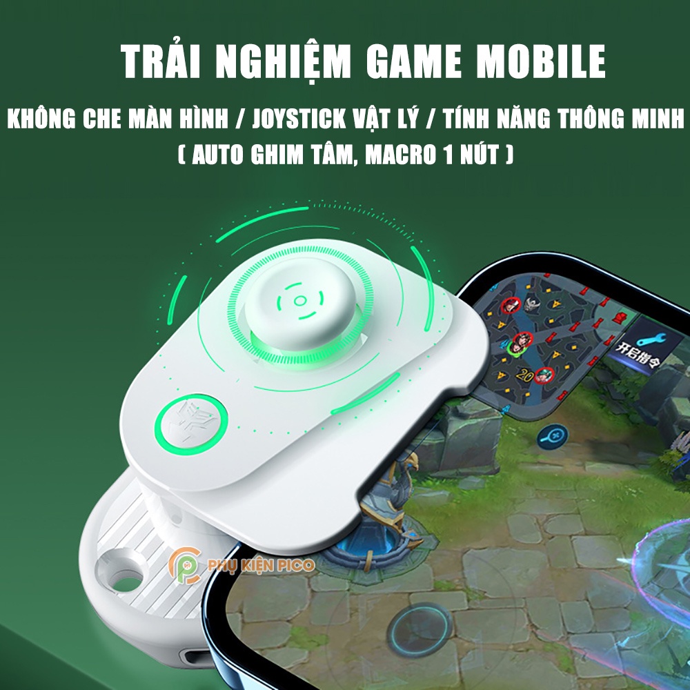 Tay cầm chơi game điện thoại bluetooth không dây - Joystick Gamepad chơi game pubg, FREE FIRE Liên Quân Mobile H16