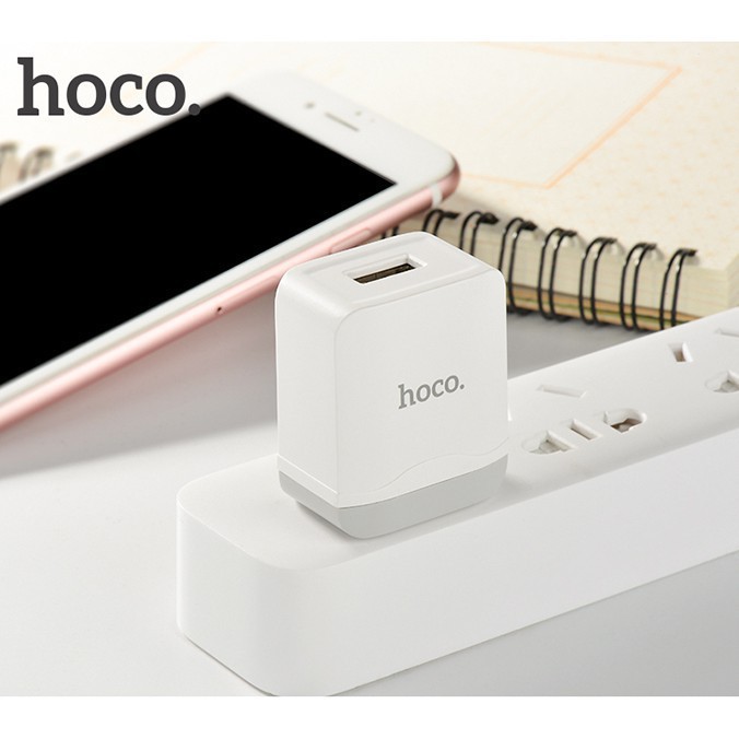 Cóc sạc HOCO C22 2.4A (Iphone, IPAD) hàng chính hãng bảo hành 12 tháng 1 đổi 1