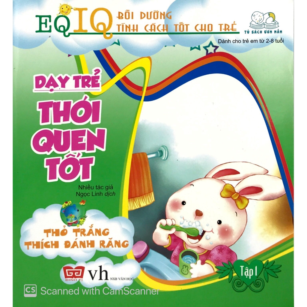 Sách - Dạy Trẻ Thói Quen Tốt - Thỏ Trắng Thích Đánh Răng (Tái Bản 2018)