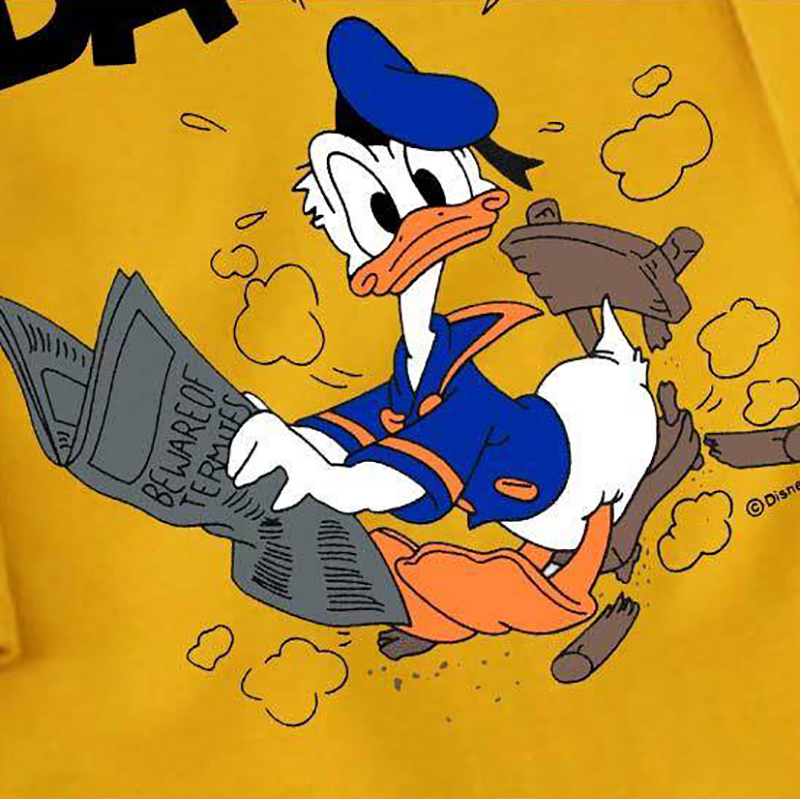 NRVP Áo thun tay ngắn dáng rộng họa tiết hoạt hình dễ thương phong cách Hàn Quốc 2021 cho nữ