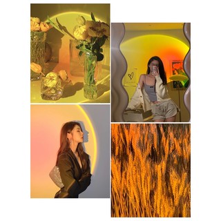 [1 ĐÈN 16 MÀU - REMOTE] Đèn chiếu Hoàng hôn sunset lamp