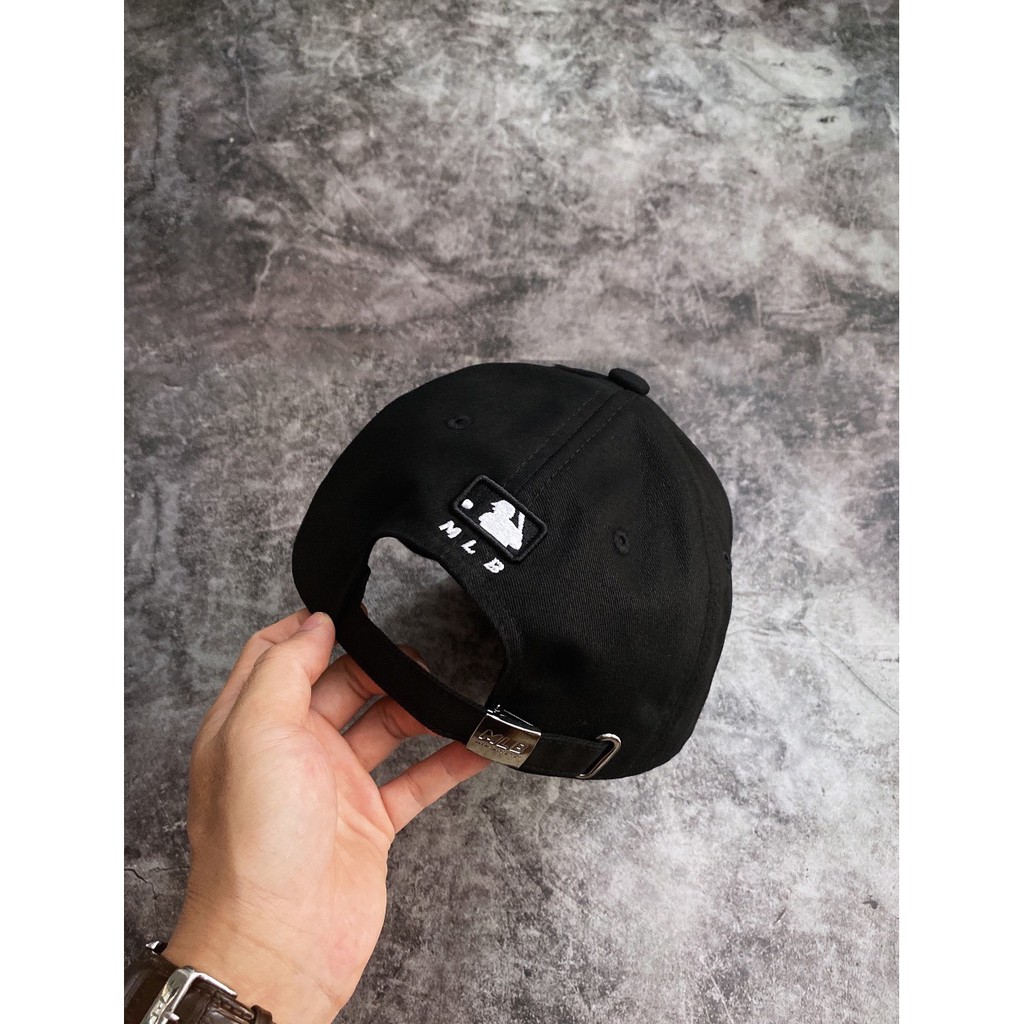 (HÀNG XUẤT XỊN) Mũ / Nón đen N33 M/L/B LIKE PLANET UNSTRUCTURED BALL CAP BLACK & WHITE Made in Viet/nam full-tem-tag