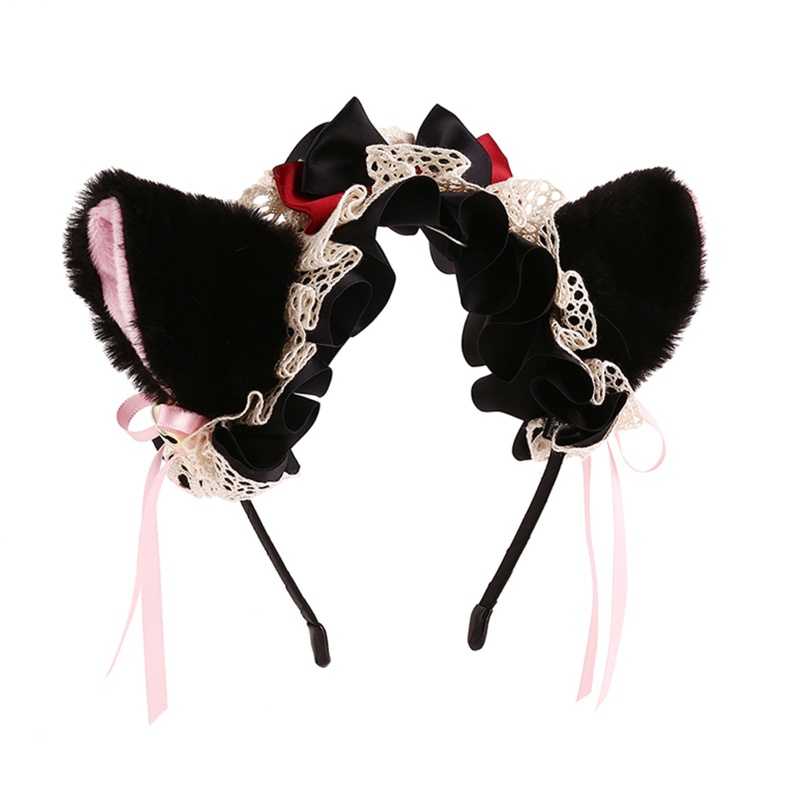 Xixi Băng Đô Cài Tóc Phối Ren Phong Cách Lolita Dễ Thương
