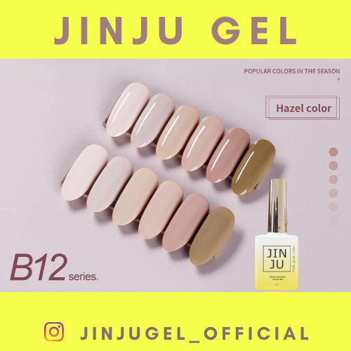 Sơn gel JINJU mã B12 chai 15ml chính hãng