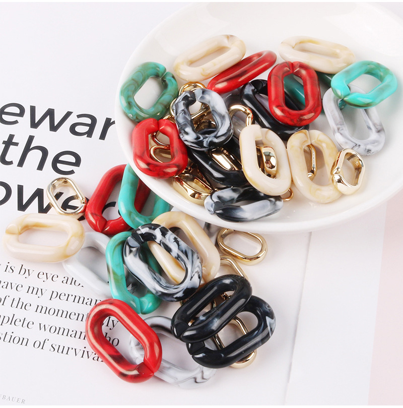 Set 10 Mặt Dây Chuyền Acrylic Có Thể Tháo Rời