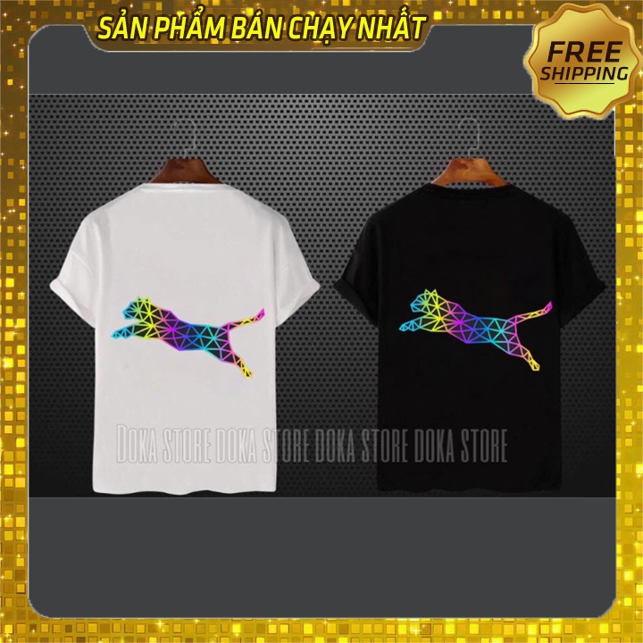 Áo Thun Phản Quang In Hình Động Vật, Hình Con Báo, Con Hổ, Con Sói, Đại Bàng Siêu Chất Ngầu - PQ34