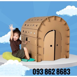 Nhà giấy lắp ghép nhà bìa carton lắp ghép nhà thông minh nhà mái vòm