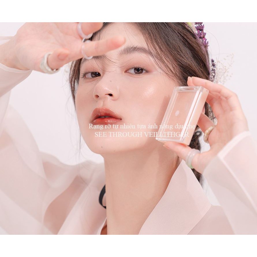 Phấn Bắt Sáng Ánh Nhũ Lấp Lánh Siêu Xinh Romand See-Through Veillighter 5.5g [Hanbok Project]