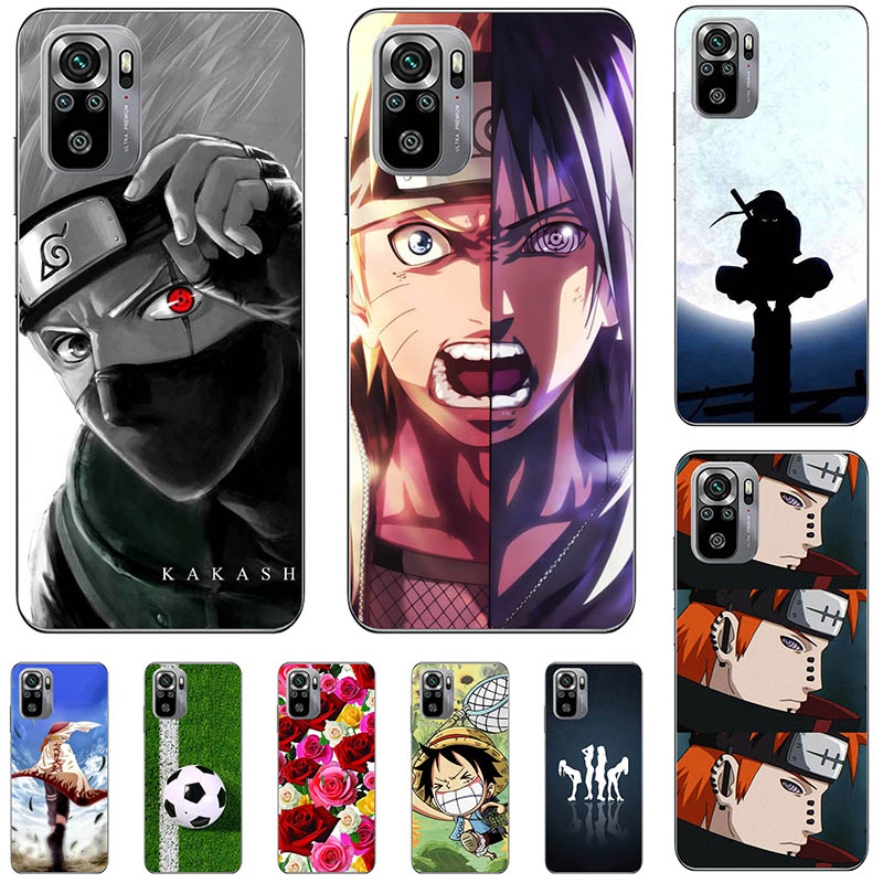 Ốp Lưng Silicone Mềm In Hình Hoạt Hình Naruto Đáng Yêu Cho Xiaomi Redmi Note 10 Note10 5g 6.5 "
