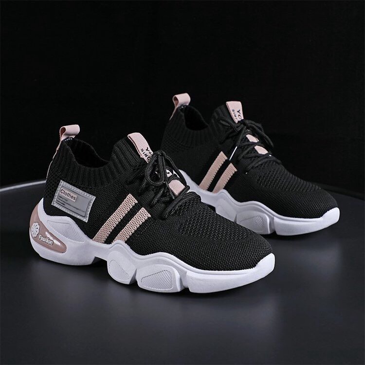 [Mã FAGREEN245 giảm 10% tối đa 30k đơn từ 99k] Giày thể thao cổ chun ba vạch kẻ mẫu mới ms 8907 | BigBuy360 - bigbuy360.vn