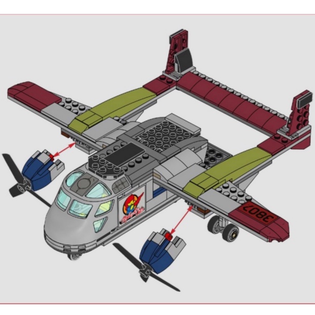 Đồ Chơi Lego Lắp Ráp Máy Bay Phục Kích Trong Bộ 76947 (283 Chi Tiết)