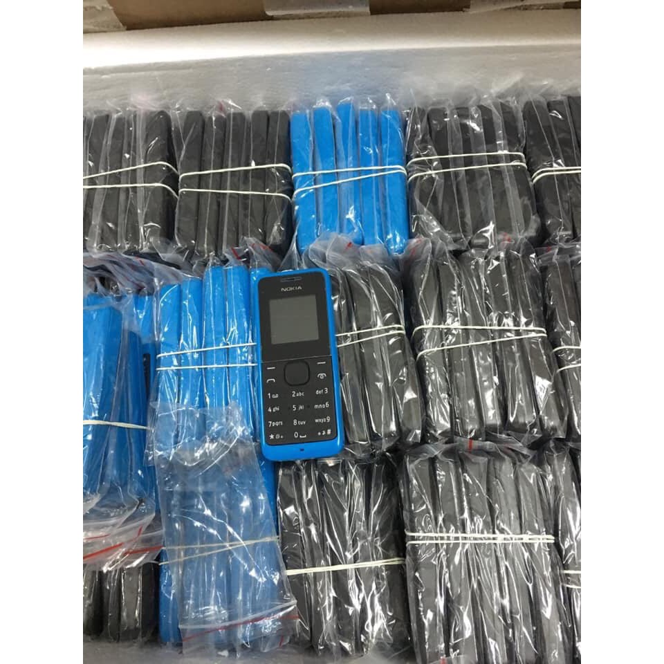 Combo 3 Siêu Rẻ- 3 Chiếc Nokia 105  (2016), 105 (2017), 101 Bản 2 Sim Zin Kèm Pin Sạc