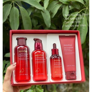 Set dưỡng da lựu đỏ Innisfree 4 sản phẩm