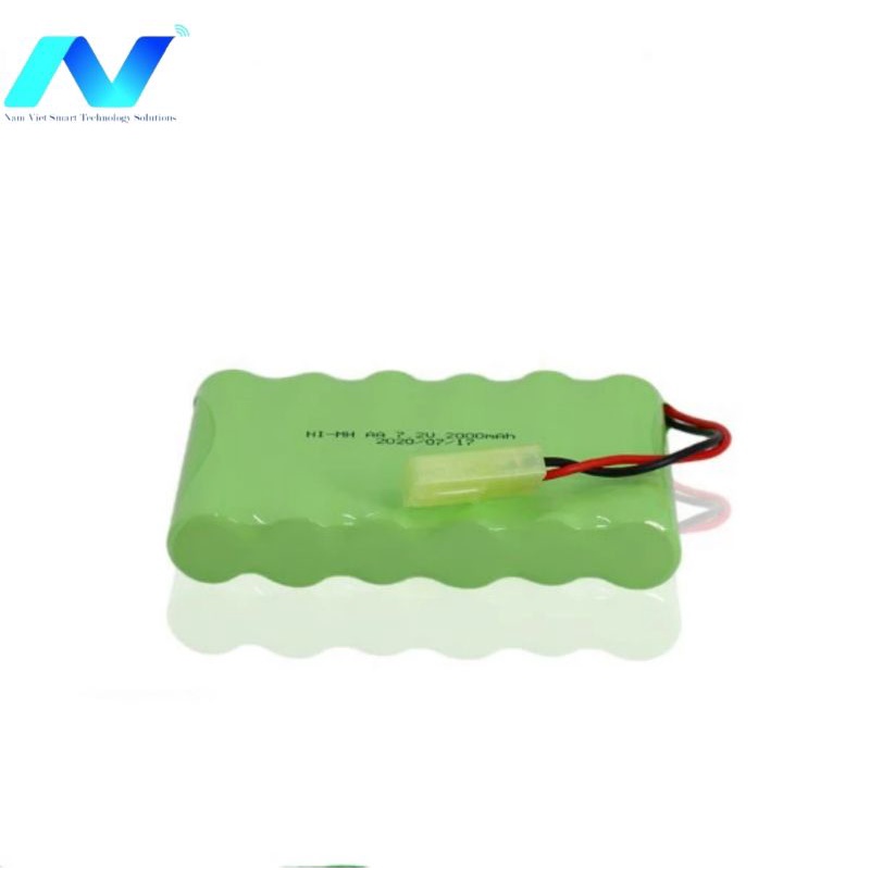 Pin sạc NICD Dung lượng 2000mAh 7.2V, 8.4V, 9.6V, 10.8V, 12V  có jack sạc
