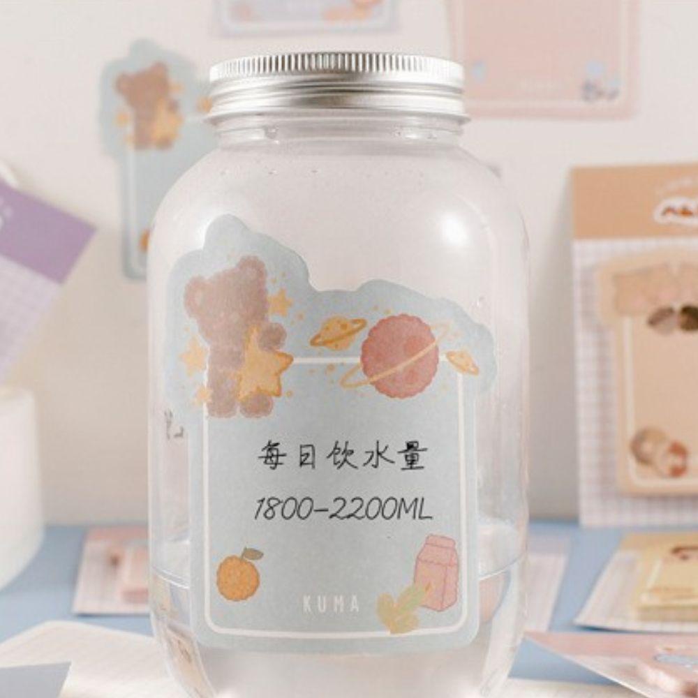 ELEGANT Tập Giấy Ghi Chú Họa Tiết Động Vật Dễ Thương Dành Cho Học Sinh