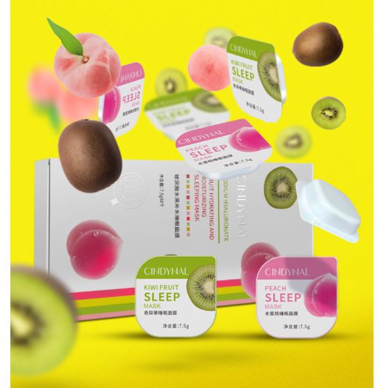 Hộp 10 hũ mặt nạ Ngủ Cà Tím Mazo -  Mật ong - Nuôi dưỡng tái tạo làn da