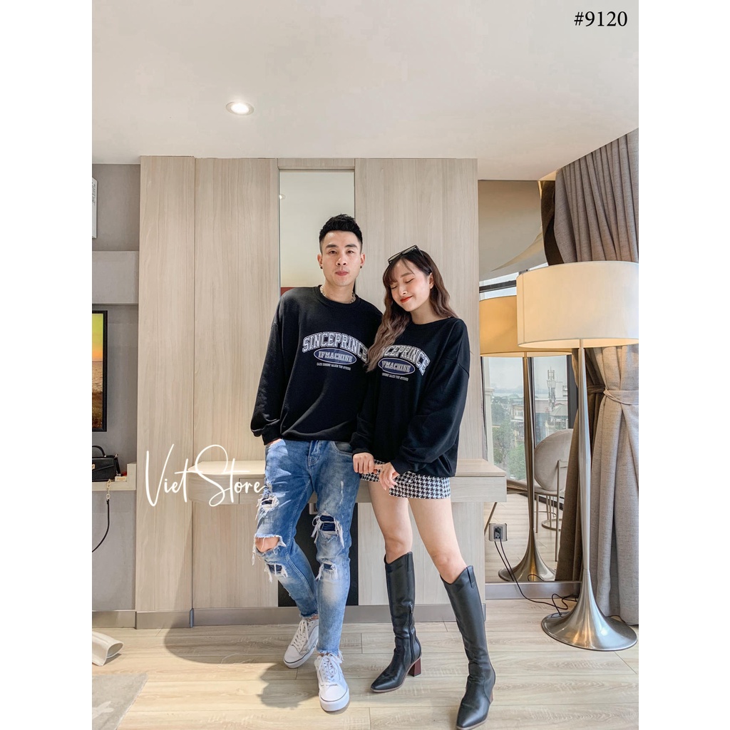 ÁO NỈ CỔ TRÒN NAM NỮ MY 9120 VIET STORE | BigBuy360 - bigbuy360.vn