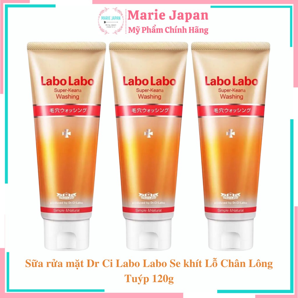 SỮA RỬA MẶT DR.CI LABO LABO 120g NHẬT BẢN