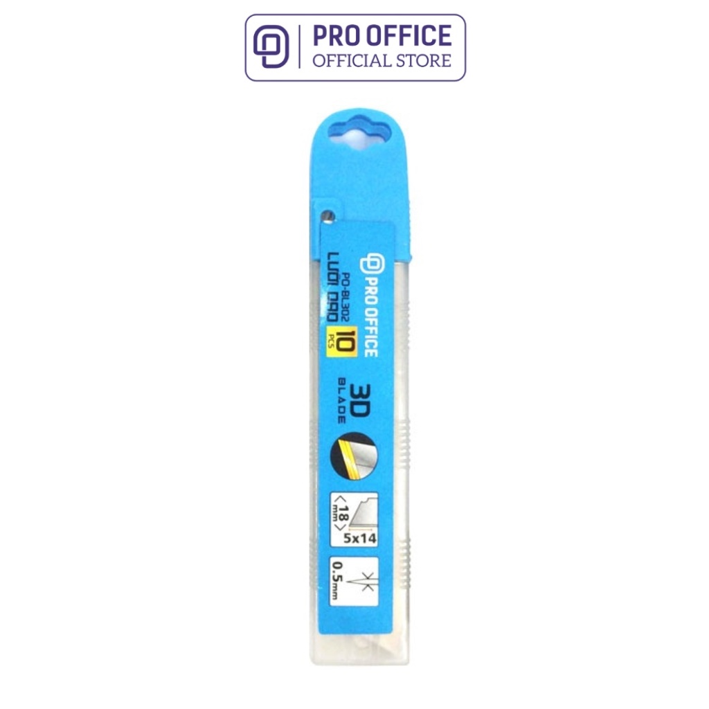 Lưỡi Dao PRO OFFICE Chất Liệu Không Gỉ, Độ Bền Cao PO-BL302