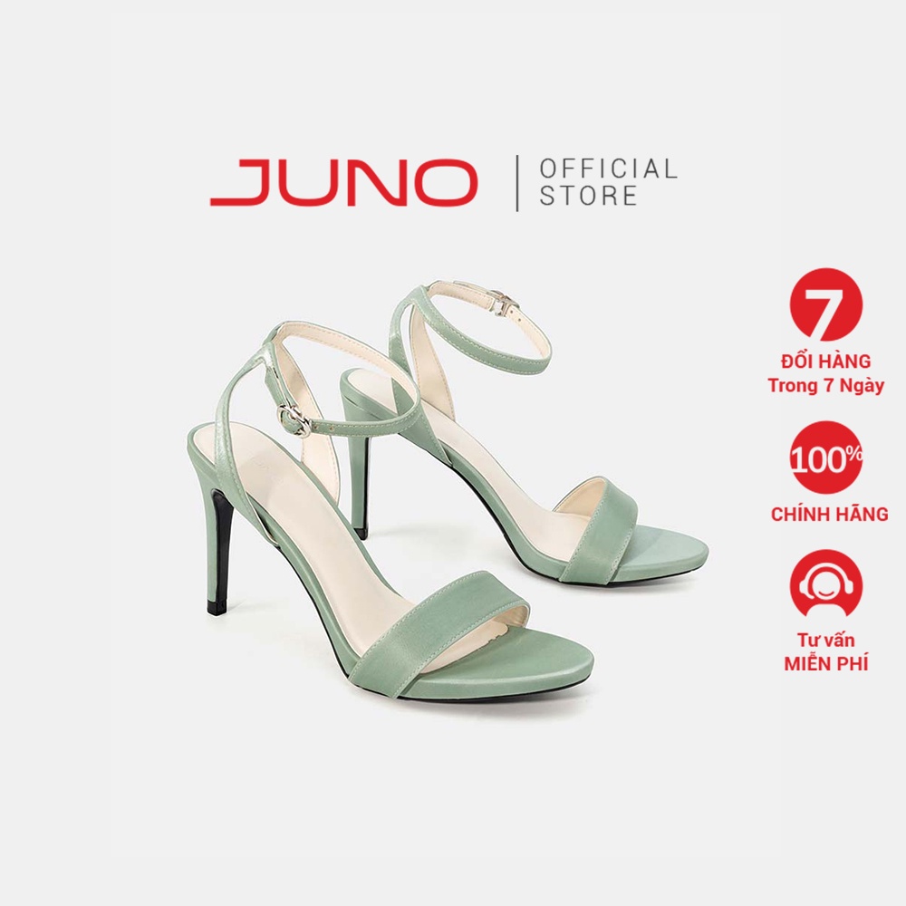 Giày Sandal Cao Gót 9cm Thời Trang JUNO Đế Đúp Gót Thanh SD09093