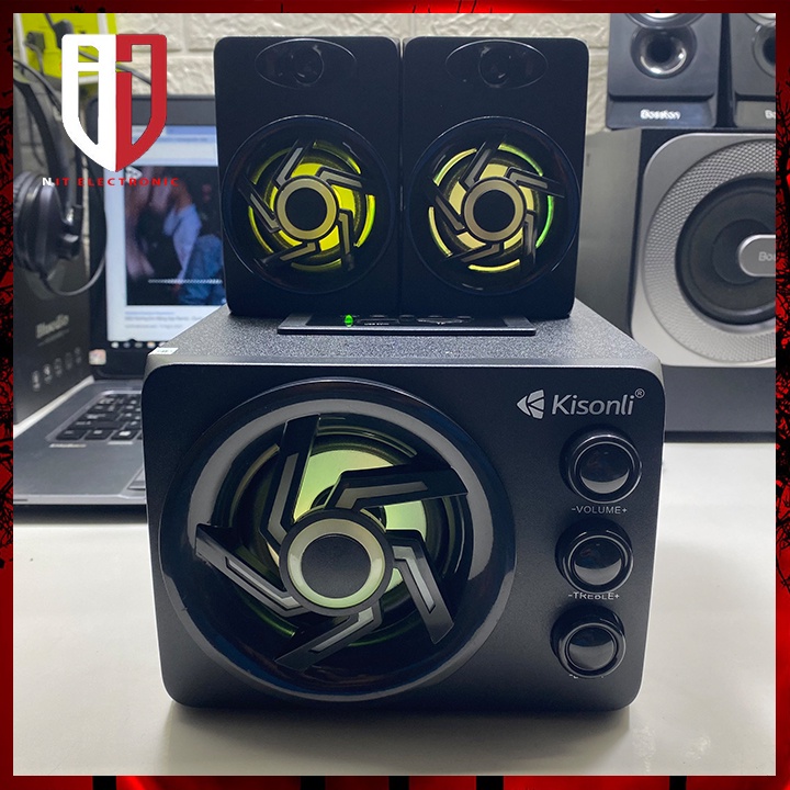 Loa máy tính laptop bluetooth để bàn chính hãng Kisonli TM-6000U loa pc bass mạnh
