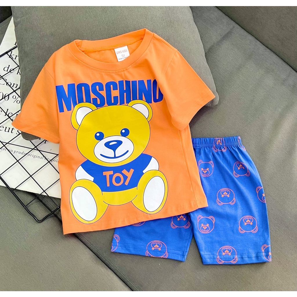 Đồ bộ bé gái 23-42kg phom rộng thoải mái thun cotton 4 chiều co giãn mạnh đồ bộ trẻ em