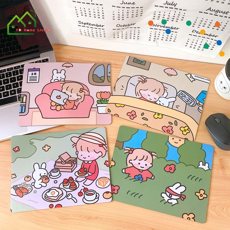 Miếng Lót Chuột Máy Tính Họa Tiết Hoạt Hình