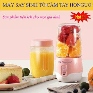 ⚠️ freeship⚠️ máy xay sinh tố cầm tay 300ml pin sạc tích điện, máy say sinh tố mini hàng nhập khẩu.