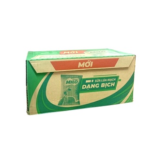 Thùng 48 bịch sữa lúa mạch milo 180ml