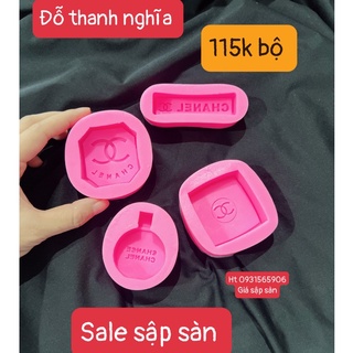 Khuôn Silicone Bộ Trang Điểm Set 4 Món