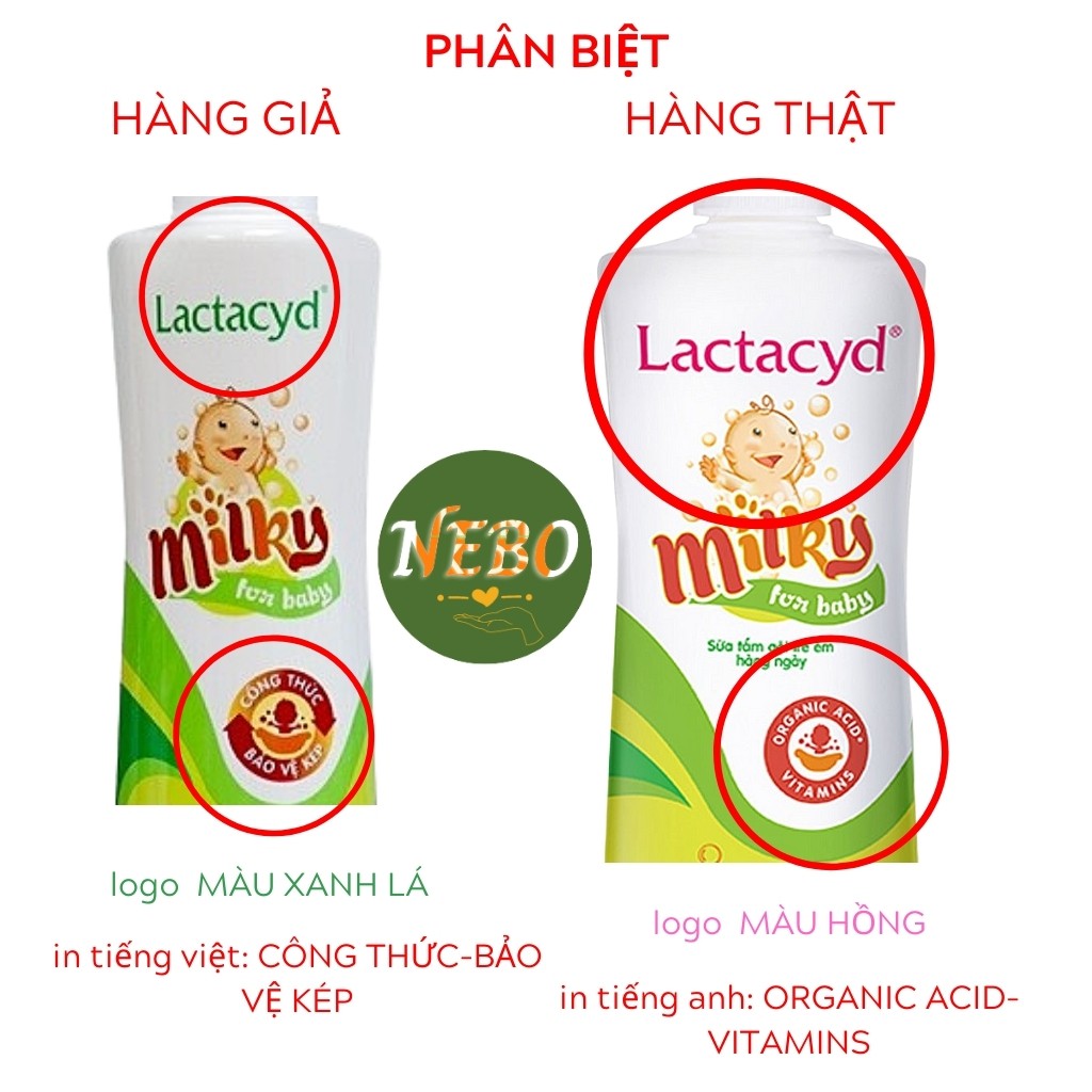 Sữa tắm lactacyd milky 500ml-Hàng chính hãng công ty