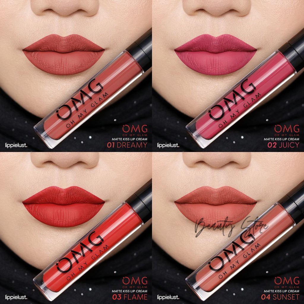 (hàng Mới Về) Son Kem Lì Lên Màu Đẹp Oh My Glam Kiss Omg | BigBuy360 - bigbuy360.vn