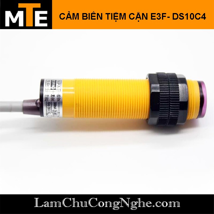 Cảm biến phát hiện vật cản hồng ngoại E3F-DS10C4 NPN 6-36V