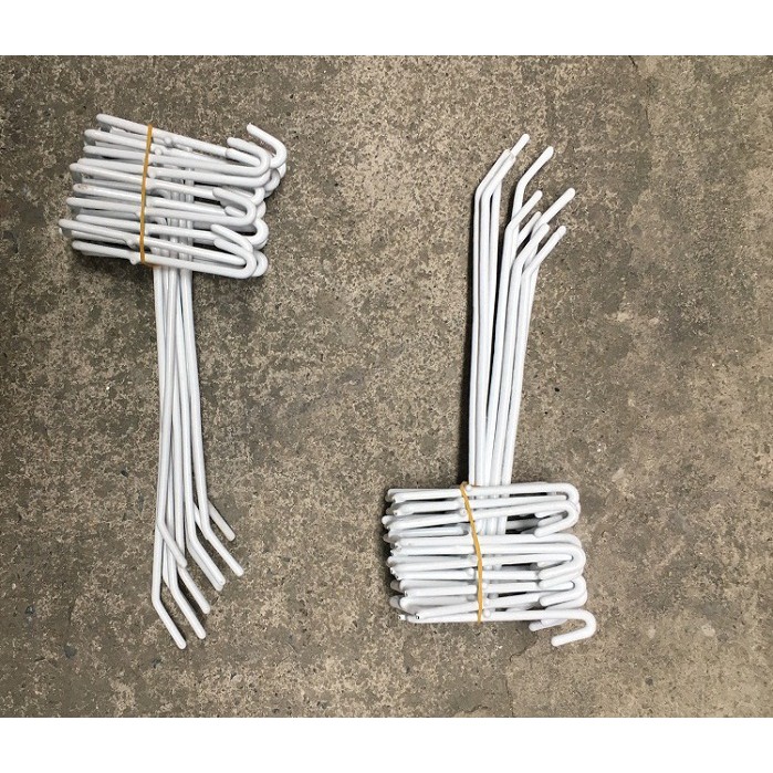 Móc Sắt 20 Chiếc Tay Cài Lưới DÀI 20CM