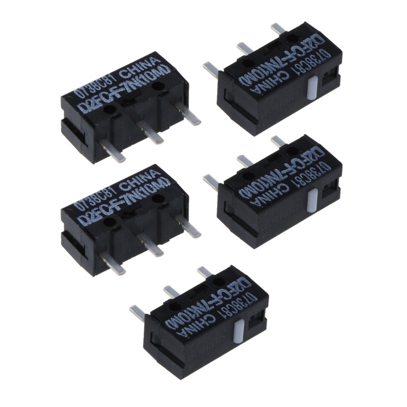 (3C) 5pcs Omron Micro Switch D2Fc-F-7N (10M) Cho Logitech Microsoft