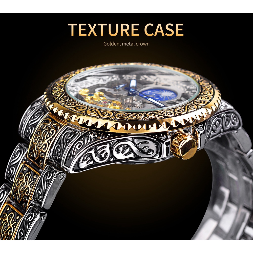 Đồng Hồ Cơ Tự Động Forsining Thời Trang Cho Nam